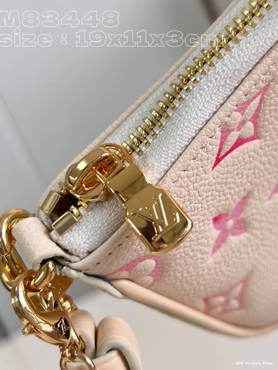 AAA Pruses Bags POUCH LOUIS STRAP ON VUITTON EASY 0820
